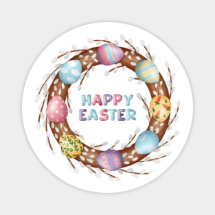 Easter Frame With Greeting Magnet